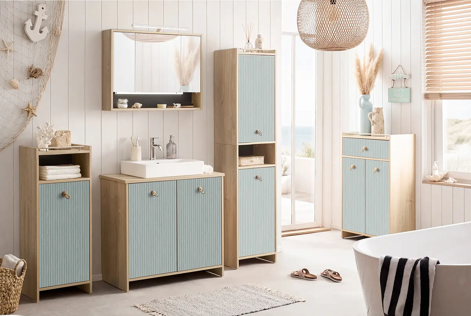Badezimmer Sonderby Das neue Badezimmer Sonderby im Maritimes Design