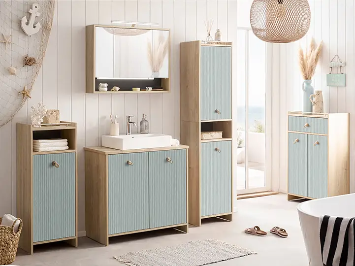 Das neue Badezimmer Sonderby im Maritimes Design